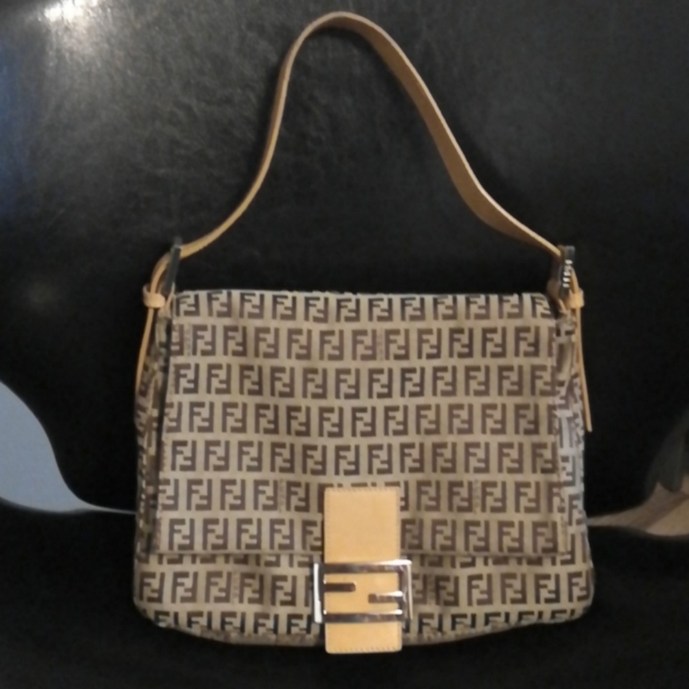 Authentic Fendi Baguette Mama Zuccino